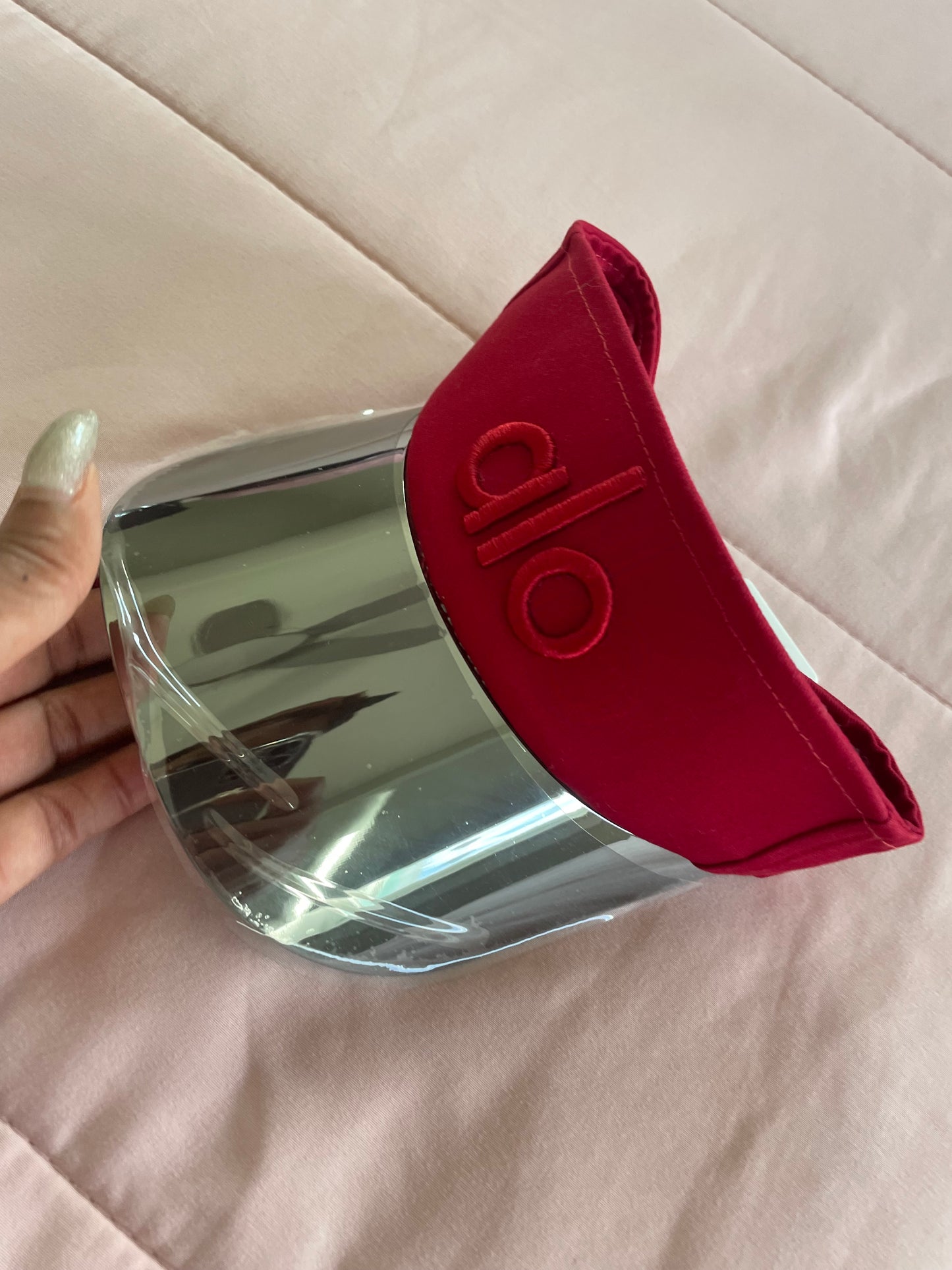 Alo red visor