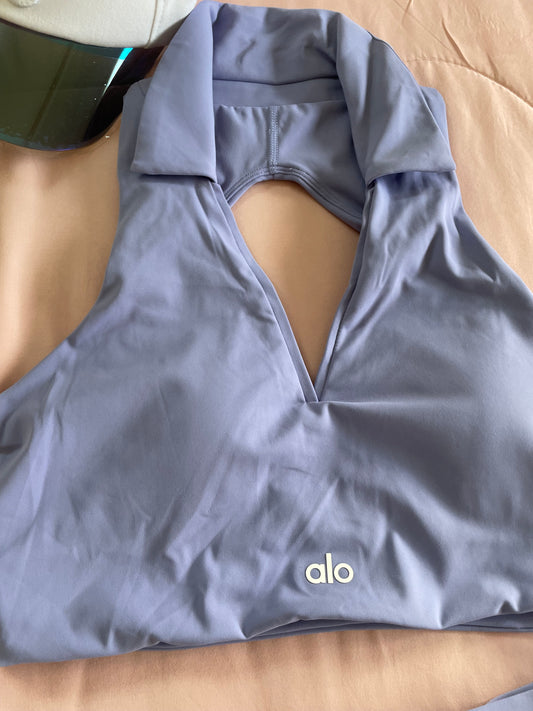 Blue grand slam tennis Alo sports bra