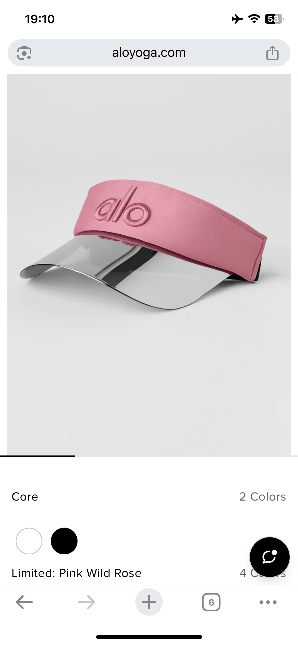 Alo salmon visor