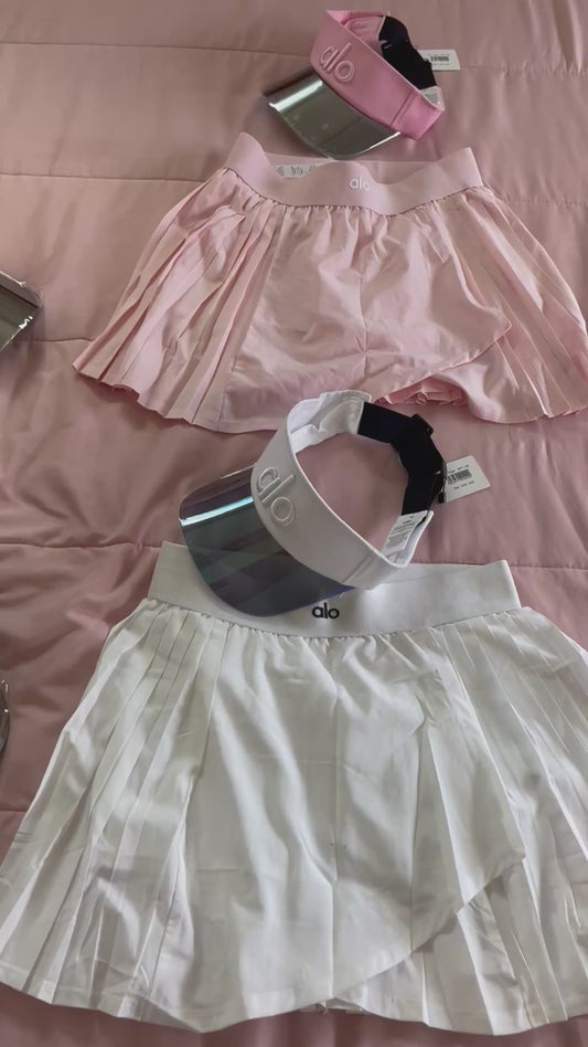 Alo Pink tennis skirt