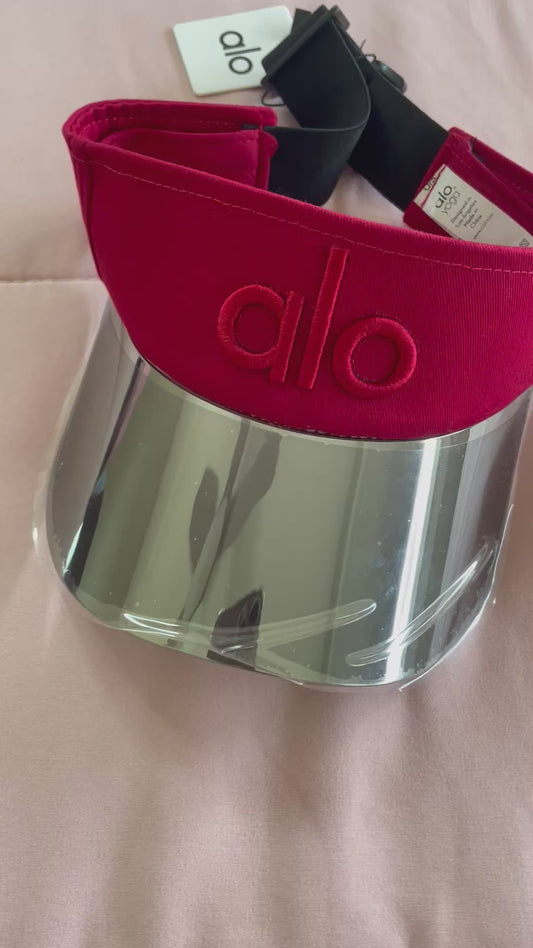 Alo red visor